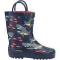 Children's Cotswold Puddle Waterproof Pull On Boot Shark additional 4