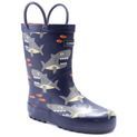 Children's Cotswold Puddle Waterproof Pull On Boot Shark additional 5