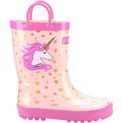 Children's Cotswold Puddle Waterproof Pull On Boot Unicorn additional 4