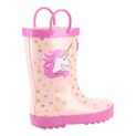 Children's Cotswold Puddle Waterproof Pull On Boot Unicorn additional 6
