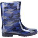 Children's Cotswold PVC Jnr Wellington Navy Camo additional 4