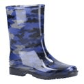 Children's Cotswold PVC Jnr Wellington Navy Camo additional 5