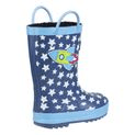 Children's Cotswold Sprinkle Junior Wellington Boot Dark Blue &amp; White additional 6