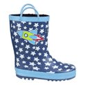 Children's Cotswold Sprinkle Junior Wellington Boot Dark Blue &amp; White additional 8
