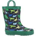 Children's Cotswold Sprinkle Junior Wellington Boot Dinosaur additional 4