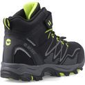 Children's Hi-Tec Blackout Mid Boots Black/Lime additional 2