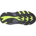 Children's Hi-Tec Blackout Mid Boots Black/Lime additional 4