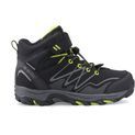 Children's Hi-Tec Blackout Mid Boots Black/Lime additional 7