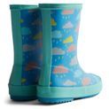 Children's Hunter Kids Rain Cloud Boot Blue Rain Clouds additional 2