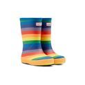 Children's Hunter Original First Classic Rainbow Print Wellington Boots Multicoloured additional 1