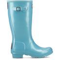 Children's Hunter Original Pearlised Wellington Boots Pool Blue additional 4