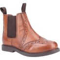 Cotswold Children's Nympsfield Brogue Pull On Chelsea Boots Tan additional 1