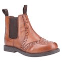 Cotswold Children's Nympsfield Brogue Pull On Chelsea Boots Tan additional 6