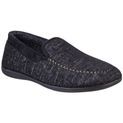 Cotswold Stanley Loafer Slipper Black additional 1