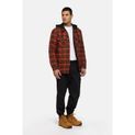 Dickies Fleece Hooded Flannel Shirt Red Ochre additional 3