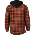 Dickies Fleece Hooded Flannel Shirt Red Ochre additional 5