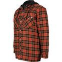 Dickies Fleece Hooded Flannel Shirt Red Ochre additional 6