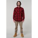 Hard Yakka Core Flannel Shirt Red additional 7