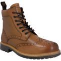 Hunter Cawdor Brogue Ankle Tan additional 1