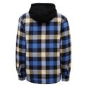Hard Yakka Quilted Flannel Shacket Blue additional 8