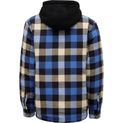 Hard Yakka Quilted Flannel Shacket Blue additional 4