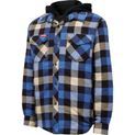 Hard Yakka Quilted Flannel Shacket Blue additional 5