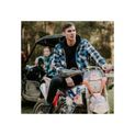 Hard Yakka Quilted Flannel Shacket Blue additional 6