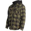 Hard Yakka Quilted Flannel Shacket Fern additional 3