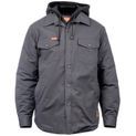 Hard Yakka Quilted Solid Shacket Charcoal additional 1