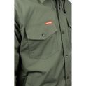 Hard Yakka Quilted Solid Shacket Military Green additional 4