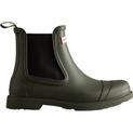 Hunter Commando Chelsea Boots Dark Olive Green additional 4
