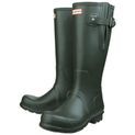 Hunter Original Side Adjustable Wellington Boots Dark Olive Green additional 5