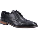 Hush Puppies Dustin Brogue Shoe Black additional 1