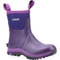 Ladies Cotswold Blaze Neoprene Wellington Purple additional 1