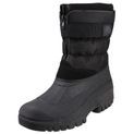 Ladies Cotswold Chase Touch Fastening and Zip up Winter Boot Black additional 5