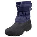 Ladies Cotswold Chase Touch Fastening and Zip up Winter Boot Navy additional 6