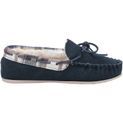 Ladies Cotswold Kilkenny Moccasin Slipper Navy additional 5
