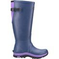 Ladies Cotswold Realm Adjustable Wellington Boot Blue/Purple additional 4