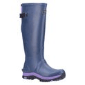 Ladies Cotswold Realm Adjustable Wellington Boot Blue/Purple additional 5
