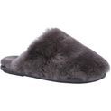 Ladies Cotswold Salperton Sheepskin Mule Slipper Grey additional 1