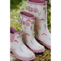 Ladies Cotswold Wildflower Ankle Wellingtons Pink additional 6