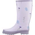 Ladies Cotswold Wildflower Tall Wellingtons Lilac additional 4