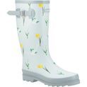 Ladies Cotswold Wildflower Tall Wellingtons Mint additional 1