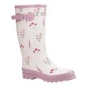 Ladies Cotswold Wildflower Tall Wellingtons Pink additional 8