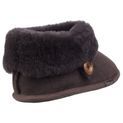 Ladies Cotswold Wotton Sheepskin Bootie Chocolate additional 2