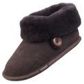 Ladies Cotswold Wotton Sheepskin Bootie Chocolate additional 6