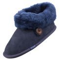 Ladies Cotswold Wotton Sheepskin Bootie Dark Blue additional 6