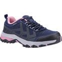 Ladies Cotswold Wychwood Recycled Walking Shoe Navy/Pink additional 1