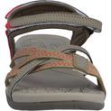 Ladies Hi-Tec Savanna II Sandal Light Taupe/Olive Green/Sunset Coral additional 3