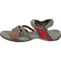 Ladies Hi-Tec Savanna II Sandal Light Taupe/Olive Green/Sunset Coral additional 5